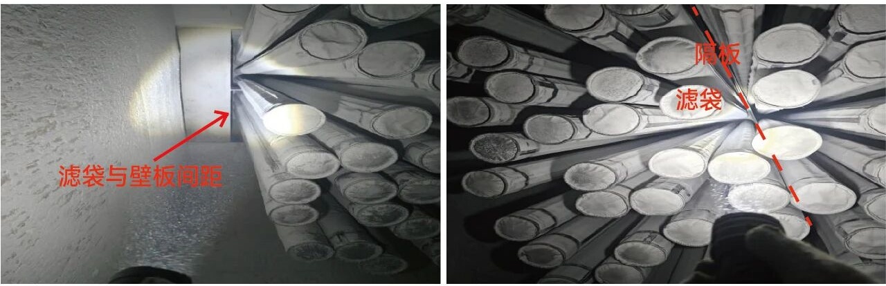 查看除尘器灰斗滤袋 查看除尘器灰斗滤袋