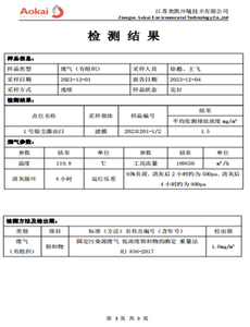 产品检验报告